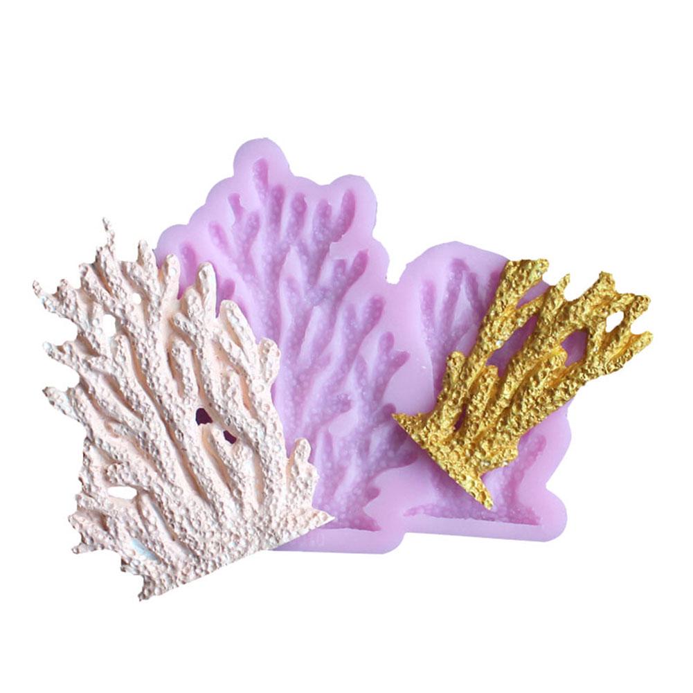 Kitchenware Cake Mold Embossed Fondant Coral Shape Chocolate DIY Decorative Tool
