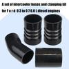 Silicone Intercooler Hose Set F250 F350 F450 F550 6.0L Power Strokes Intercooler Hose CAC Boots Clamps Set