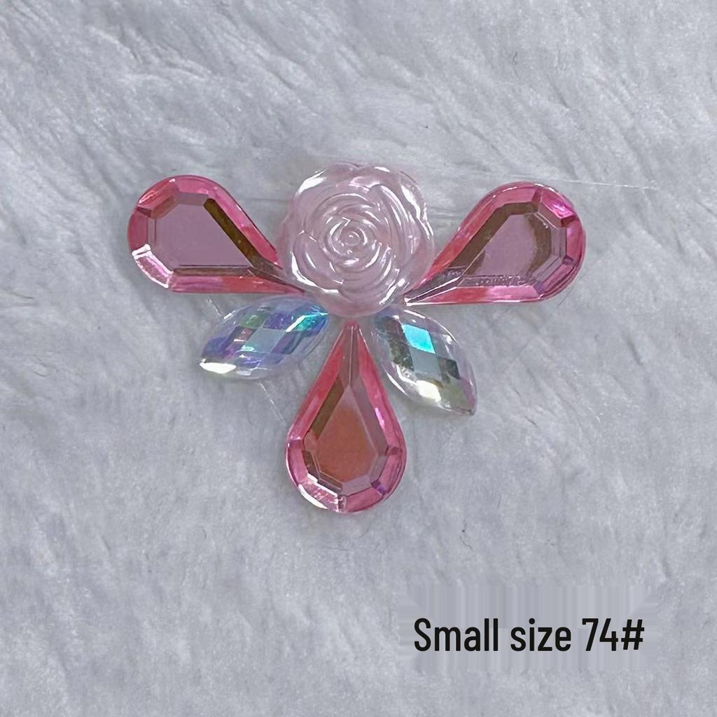 Children's Floral Face Stickers with Crystal Diamonds & Tassels for Ancient Style Makeup