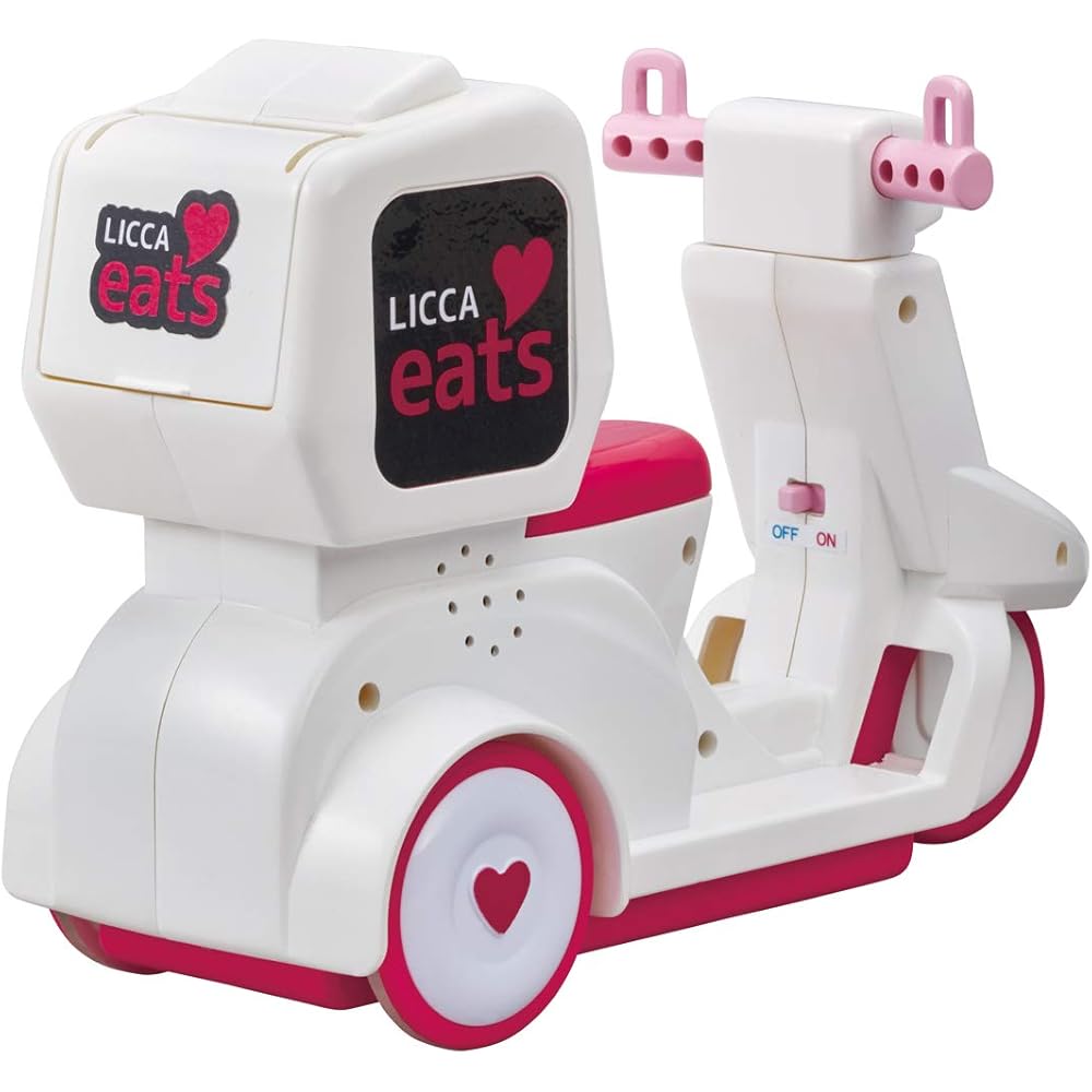 Takara Tomy Licca-chan Delivery Scooter 10 x 27 x 21 cm for Ages 3 and Up