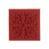 Sewing DIY Craft Stamping Square Floral Stamps Wooden Scrapbooking Rubber