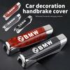 BBKM7 Car Handbrake Grips Cover Dusting Non-Slip Protective Cover Decor For BMW M 1 3 4 5 6 7 Series M3 M6 F01 F02E34 E36 E70 F10 X6