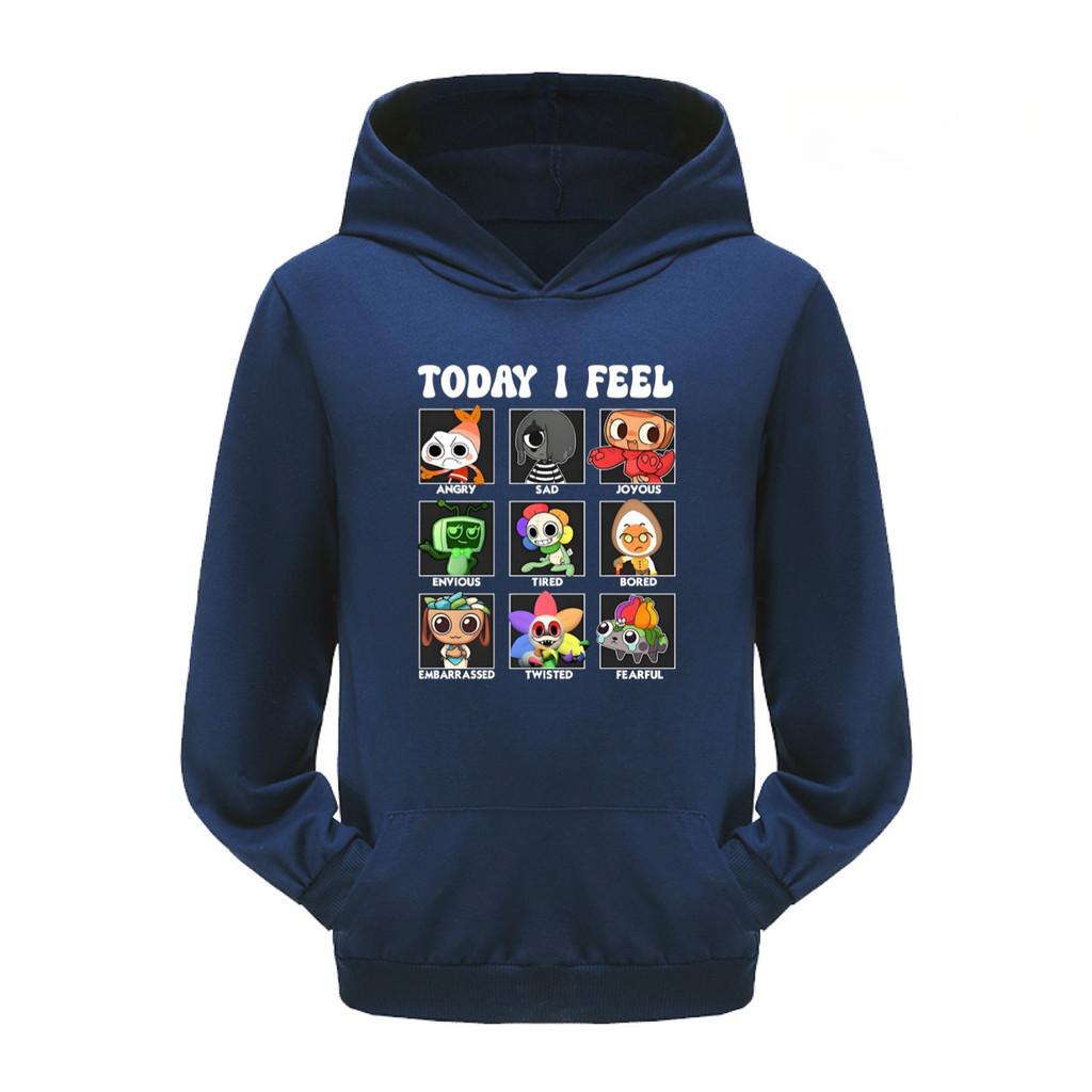 5405 Kinder Jungen Mädchen Dandy World Bedruckte Freizeit Kapuzenpullover mit langen Ärmeln