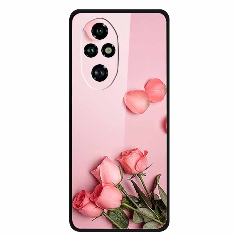 Tempered Glass Case For Honor 200 Pro Case Hard Phone Back Cover Soft Bumper For Honor 200 Pro Case Honor200 Pro 200Pro Bag Capa