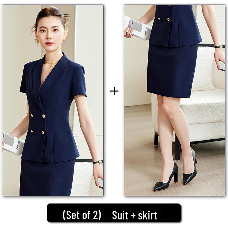 Women's Elegant Suit Jacket - 2026 Formal High-End Receptionist Workwear Set
