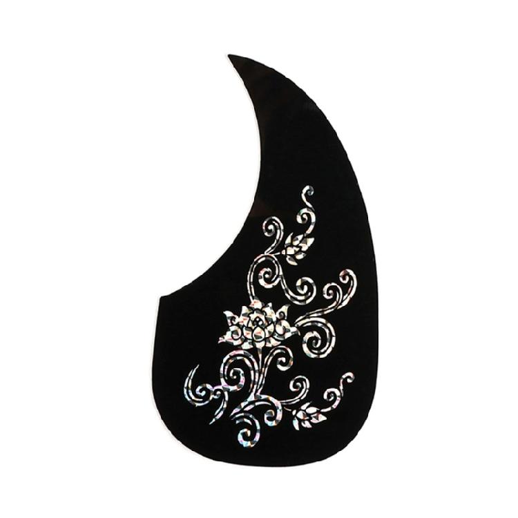 Акустический гитарный пикгард, накладка для защиты от царапин, замена, самоклеящийся гитарный пикгард, гитарные аксессуары, долговечный 1 серебряный