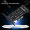 PCI‑E 4X auf M.2 NVMe SSD NGFF Adapterkarte B Key M Key Erweiterung Duale Schnittstelle