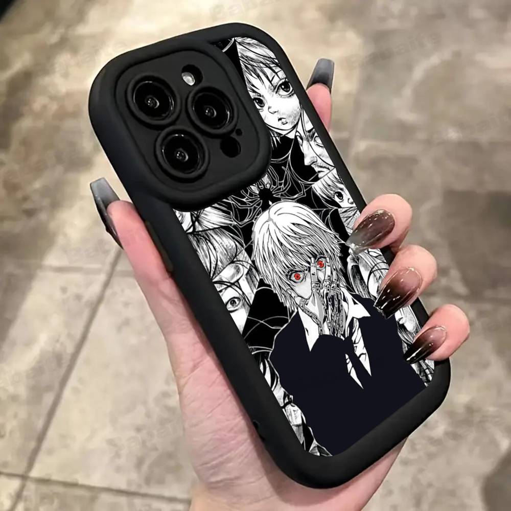 

D-Death Note Silicone Soft Phone Case For IPhone 17 16 14 13 12 11 15 Pro Max Plus Air Cover iPhone 16 plus