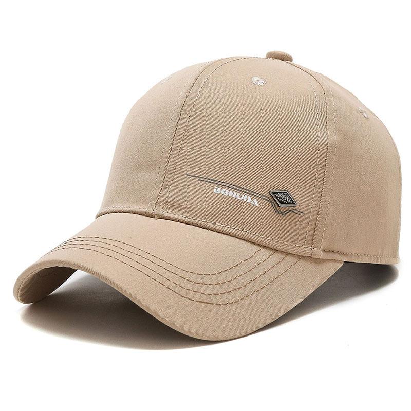 JYL TS DIY Men Spring Cap Middle-aged Outdoor Casual Sunshade Baseball Hat