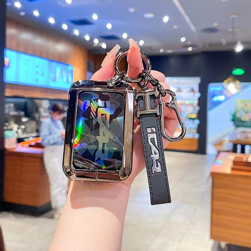 2025 Chery iCAR V23 Smart Bluetooth Key Case with Full Metal Shell and Buckle