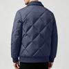 Men's Winter Loose Fit Jacket with Turn-Down Collar, Casual Outerwear for Everyday Wear