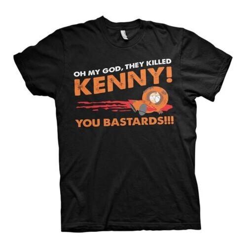 Unisex South Park They Killed Kenny Black Crew Neck T-Shirt Sizes S to XXL L