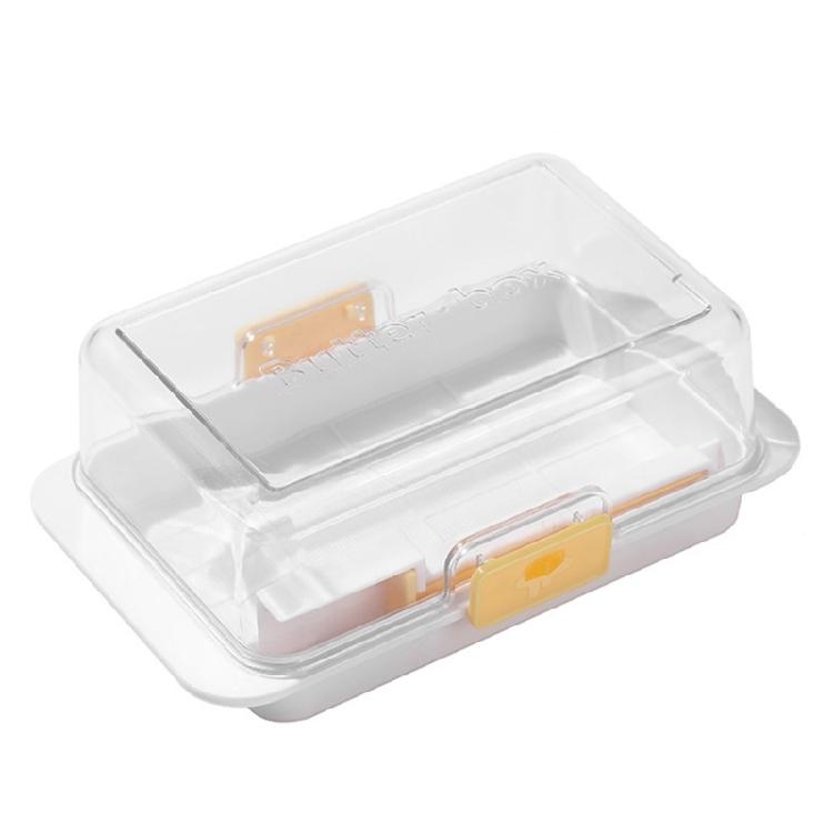

Stylish Japanese Inspired Butter Cheese Storage Case Cutting Tray With Lid For Daily Use Kitchen Accessories белый