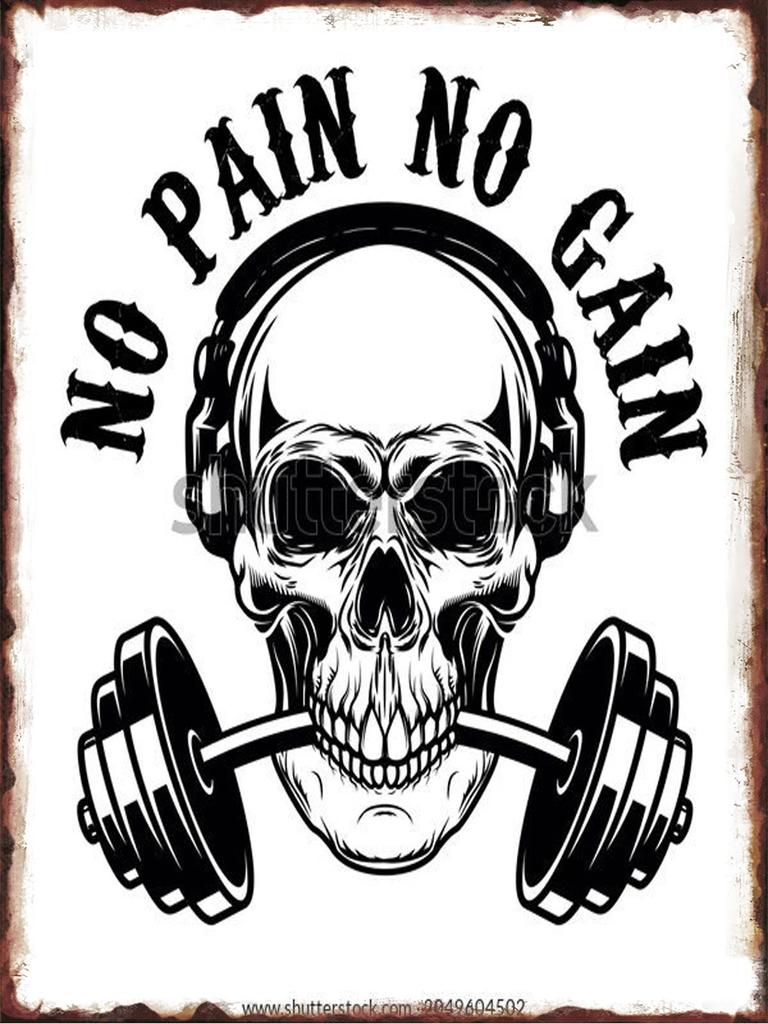 GYM Is My Life Posters Metal Signs Painting Wall Aesthetical Decoration for Home Bedroom Room Pub Tin Sign Decorative Plaques