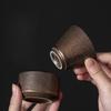 Japanische Vergoldete Teetasse Keramik Chinesisches Kung Fu Teegeschirr Set Kleine Meistertasse Retro Steinzeugbecher Haushalts-Trinkgeschirr Teezeremonie