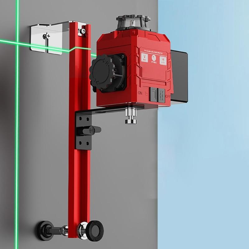 Soporte Colgante para Nivel Láser Soporte Elevador para Láser Soporte de Montaje en Pared para Nivel Piezas de Repuesto Fácil de Instalar