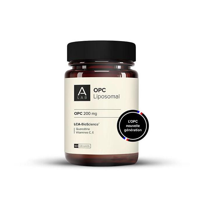 A-Lab OPC Raisin Liposomal 200mg - Antioxydant, Circulation, Coeur, Peau - 60 gélules