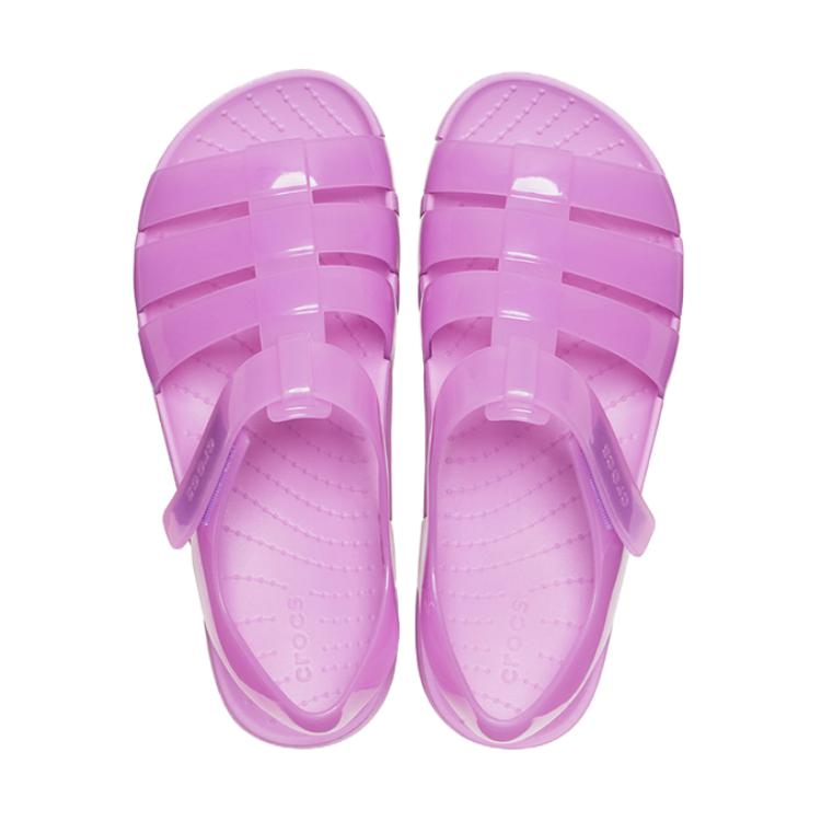 Crocs Eva Comfortable Versatile Non-Slip Durable Sandals Kids Sandals Purple 209837-6WQ