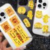 2026 Year of the Horse Gold-Plated Phone Sticker - Prosperity Amulet New Year Gift