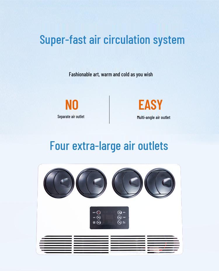 Vehicle-Mounted 12V-96V Cooling & Heating Air Conditioner for Cars, Trucks, and Lorries