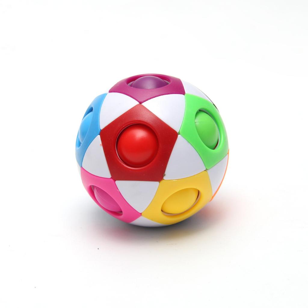 Rainbow Ball Puzzles Antistress Cube Football Magic Cube Educational Learning Toys for Children Adult Kids Stress Reliever Toys