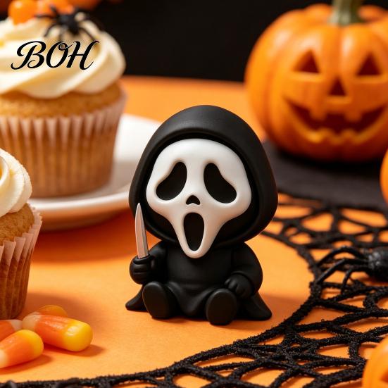 Unique Skeleton Table Ornament Mini Screaming Figurine, 3D Printed Collectible Durable PLA Figure Ornament, Creepy Statue for Desktop Shelf