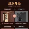 Premium Genuine Leather Case Honor Magic V2 Vs2 Foldable Phone With Built-in Stand Full Coverage Shockproof Slim Back Cover