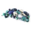 Les Trésors De Lily [N1142] - Bracelet ethnique 'Kilimanjaro' bleu turquoise