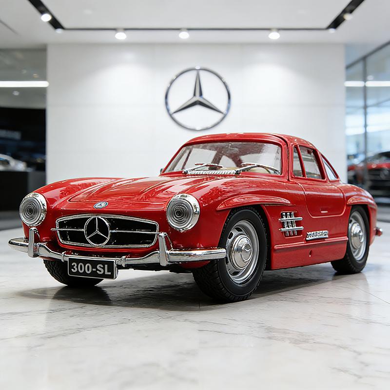 

Bburago 1:24 Mercedes-Benz 300SL 1954 Alloy Car Diecasts & Toy Vehicles Car Model Miniature Scale Model Car For Children красный