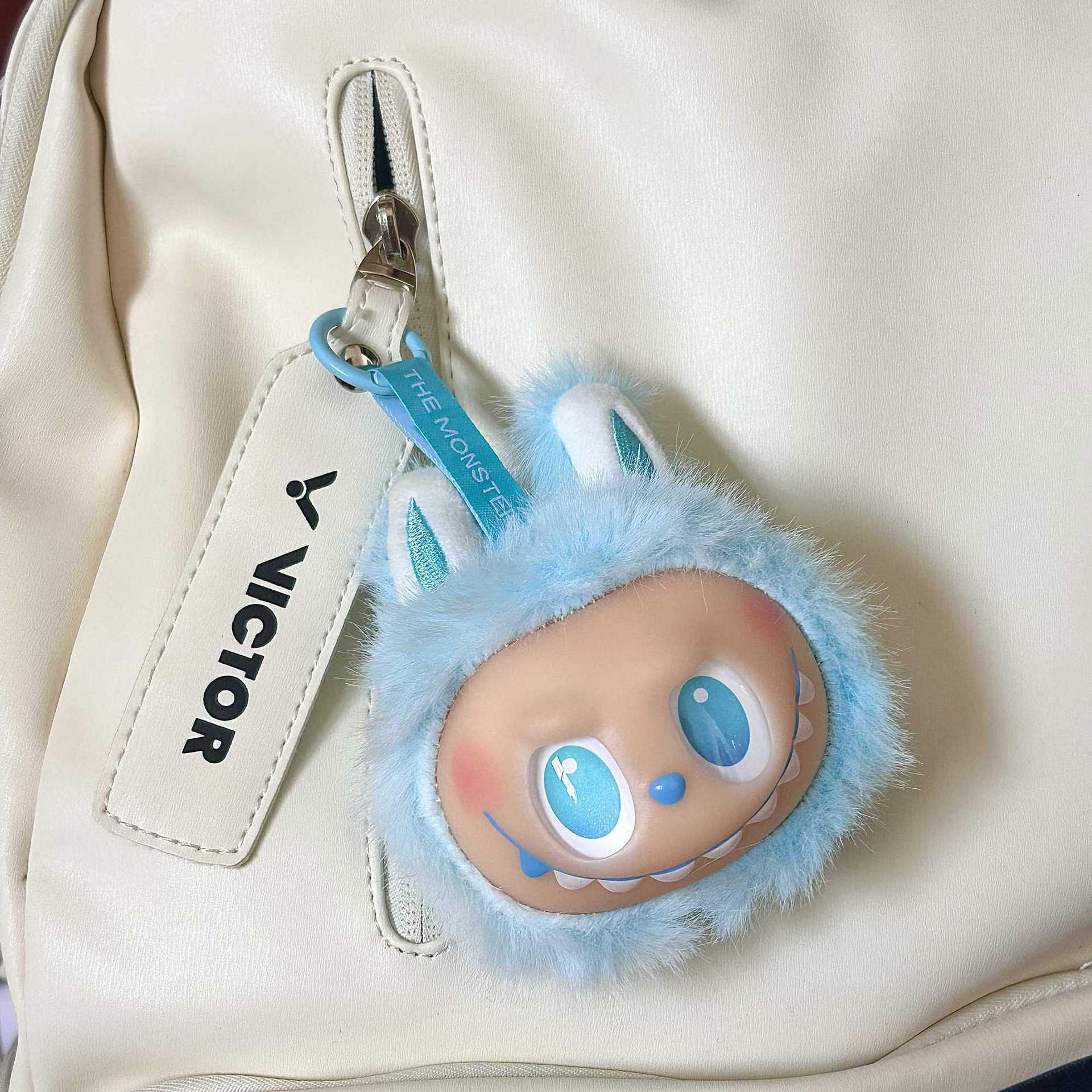 

Трендовий плюшевий брелок Labubu: Настроювана Барвиста Гола Вінілова Лялька-Іграшка