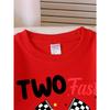 Crew Neck Fashion Sweatshirt for Girls Featuring Two Fast Two Curious Racing Cars, Perfect for Autumn And Winter