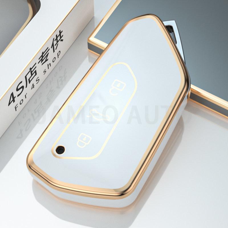 3 Buttons TPU Car Key Case Cover for VW Volkswagen Golf 8 MK8 2020 for Skoda Octavia for Seat Remote Key Protection Accessories