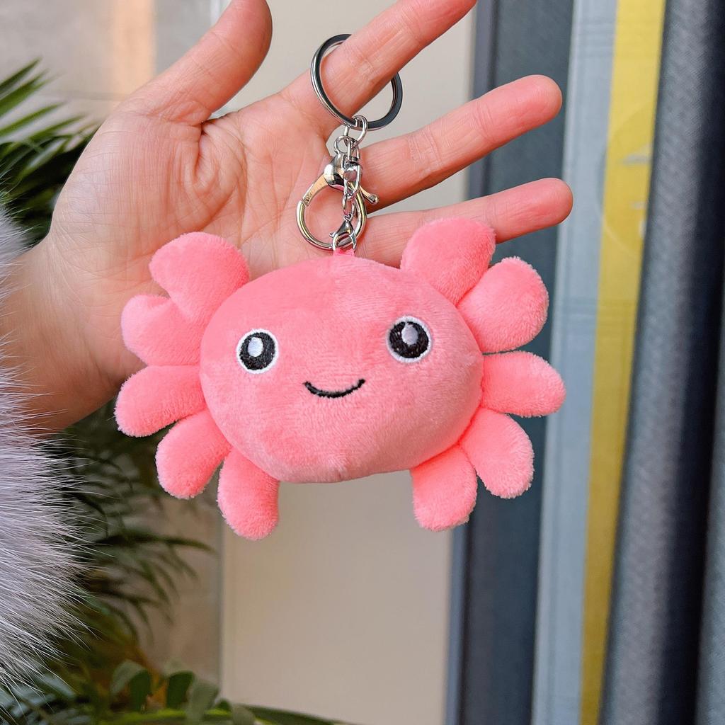 Douyin Crab Plush Keychain: Cute Couple Bag Pendant