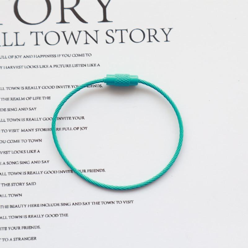 1 stk Fargerik Bagasjelappklemme i Rustfritt Stål Slitesterk og Enkel å Installere Perfekt for Reise og Daglig Bruk