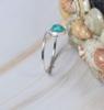 Turquoise Gemstone Ring, 925 Sterling Silver Ring, Bezel Ring, Stacking Ring, Women Ring, Handmade Ring