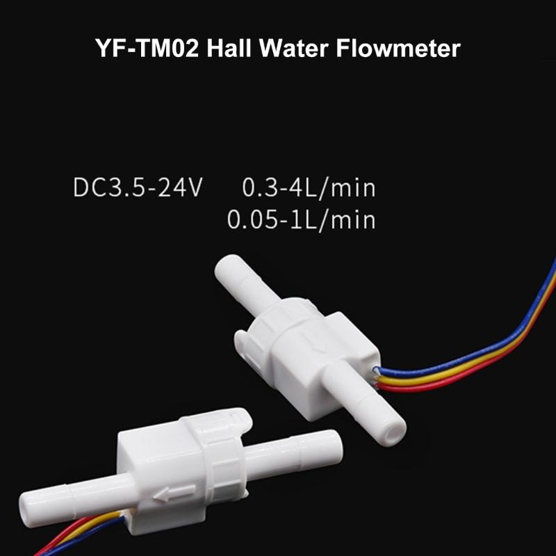 Miniature flows Meter Featuring Large opening Designs Corrosion Resistant Hall Effect flows Meter G1/2 Thread for Home