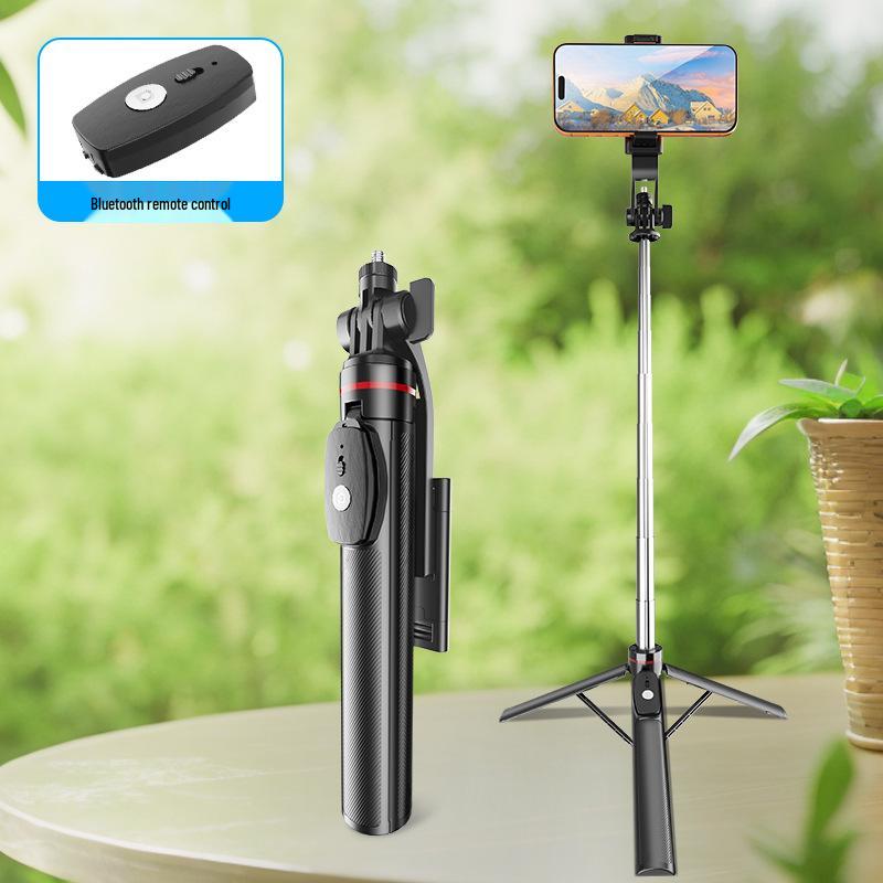 U7 Extendable Selfie Stick with 1.3m Reach, Bluetooth Remote, Tripod & Douyin Live Broadcast Capability.