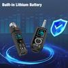 Dynamic Microphone Adapter 6Hrs Battery UHF Automatic Transmitter Setup 200mAh 164ft Range for Audio Mixer and PA Setup