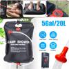20L Water Bottle Camping Shower Solar Heating Folding Water Canister Camping Bucket Bottle Pouch Water Bag Camping Supplies