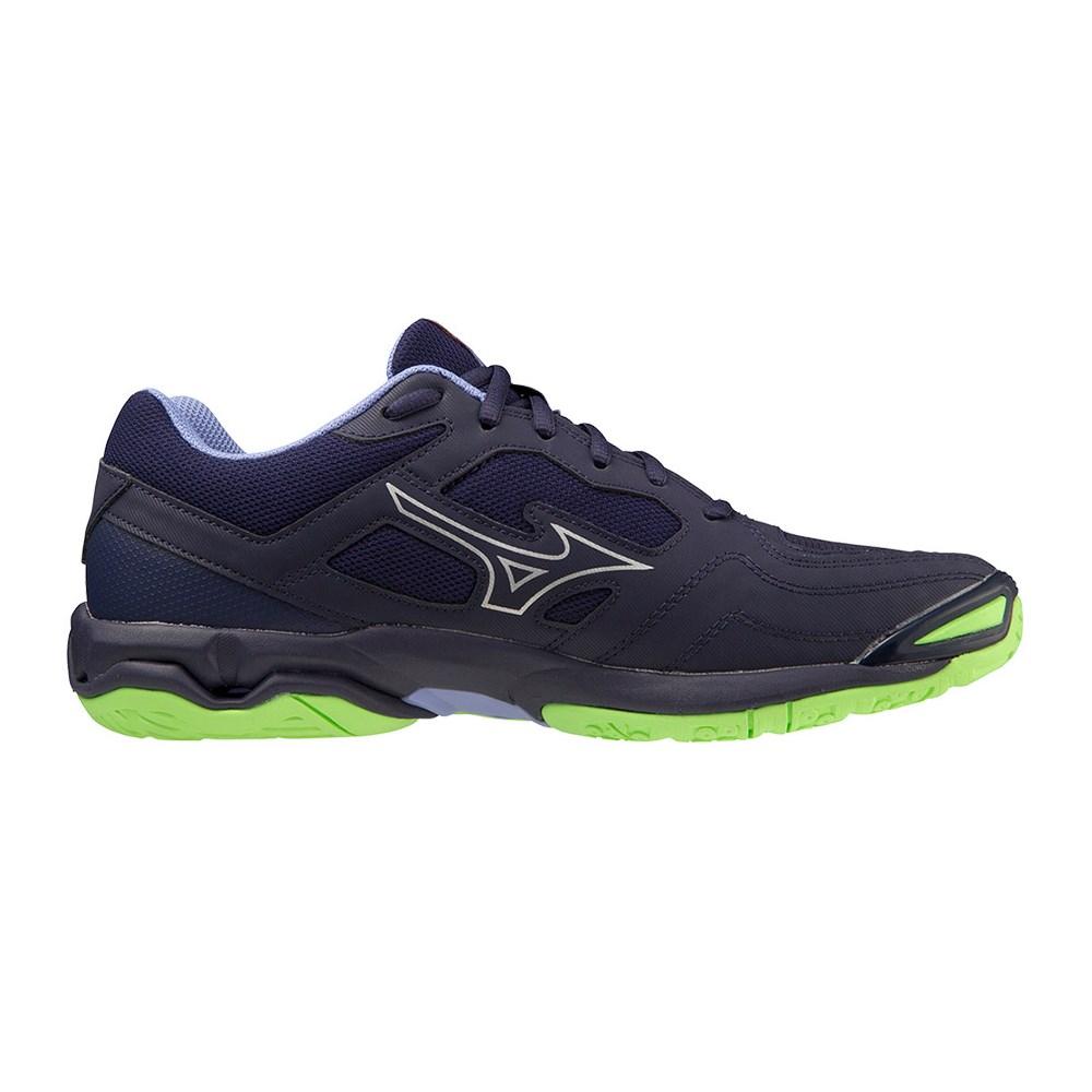 Sports Shoes Mizuno Black - Dark Blue - Green Wave Phantom 3