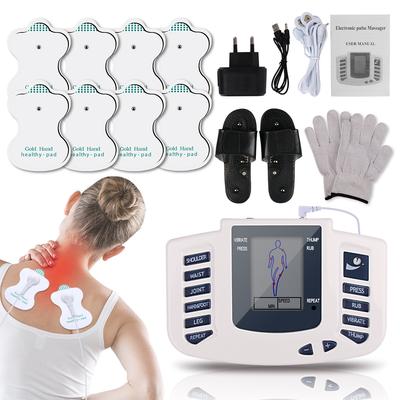 8 režimů EMS Akupunkturní masážér těla Elektrický svalový stimulátor Fyzioterapie TENS Digitální pulzní masážní přístroj Péče o zdraví Relax