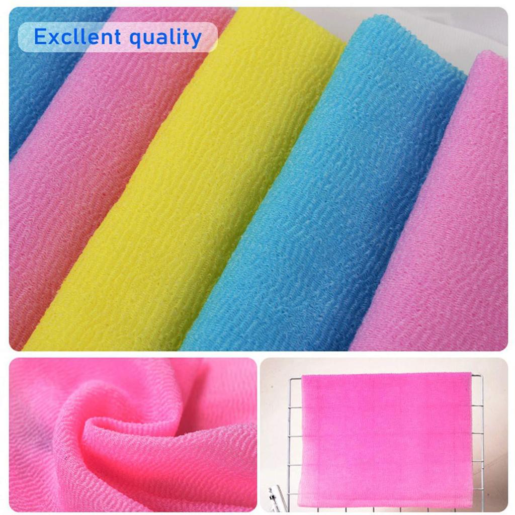 Korean Style Exfoliating Towel - African Net Sponge Bath & Shower Back Scrubber