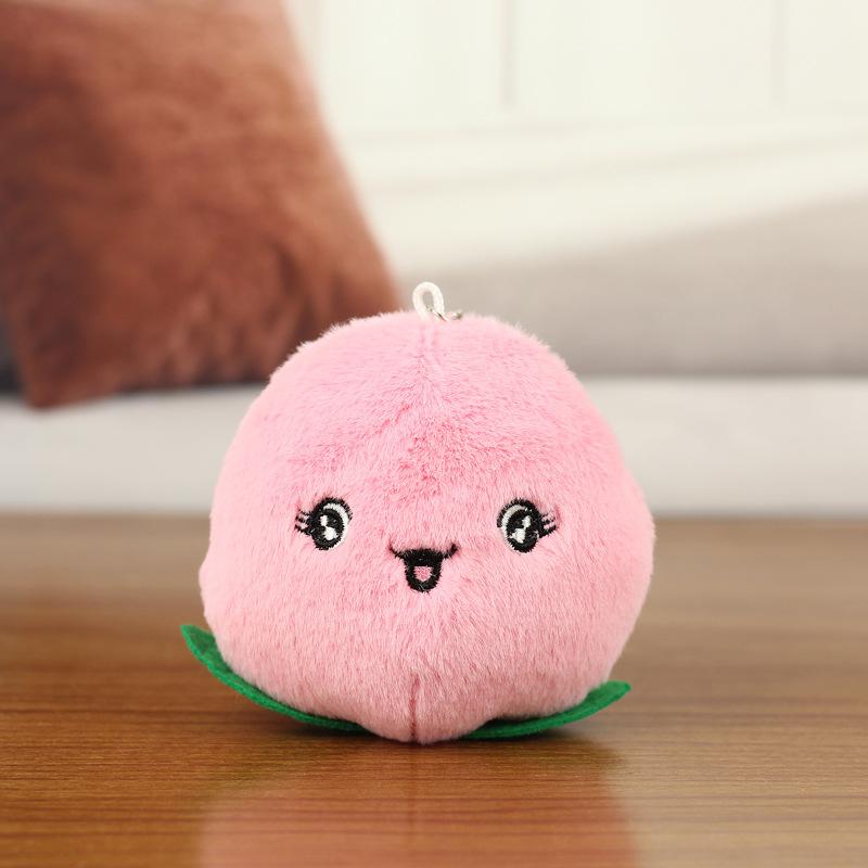 

And Cute Colorful Plush Peach Doll Keychain Ideal For Kids And Alike Collectors