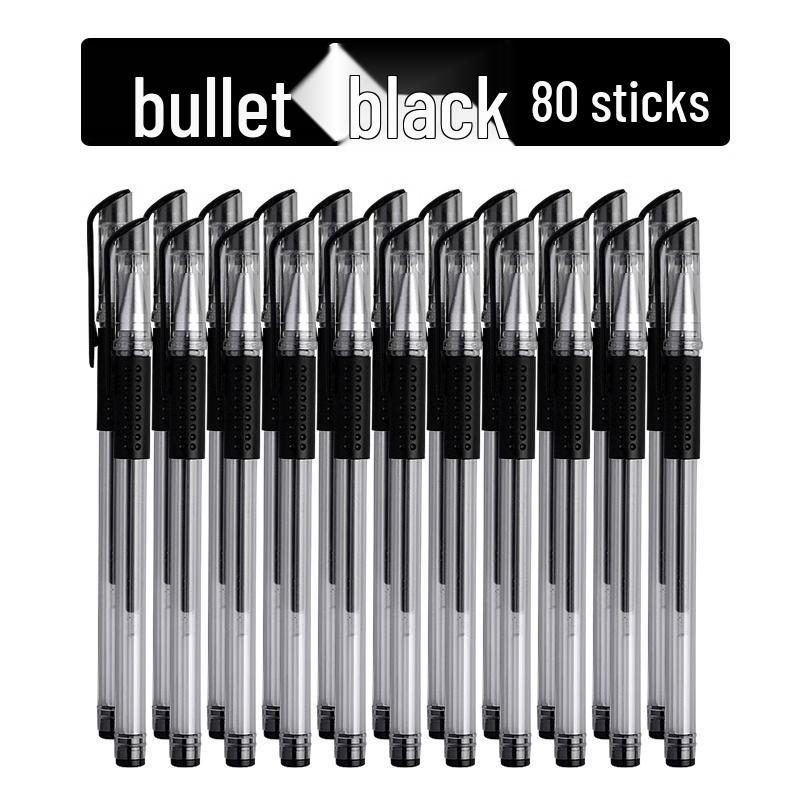 Black 0.5mm Bullet Tip Pen for Students and Office Use