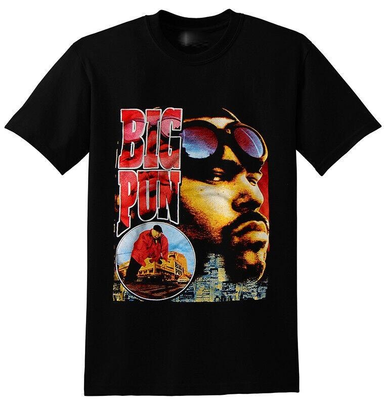 BIG PUN VINTAGE HIP HOP Music Short Sleeve Black Men S-234XL Unisex T-Shirt