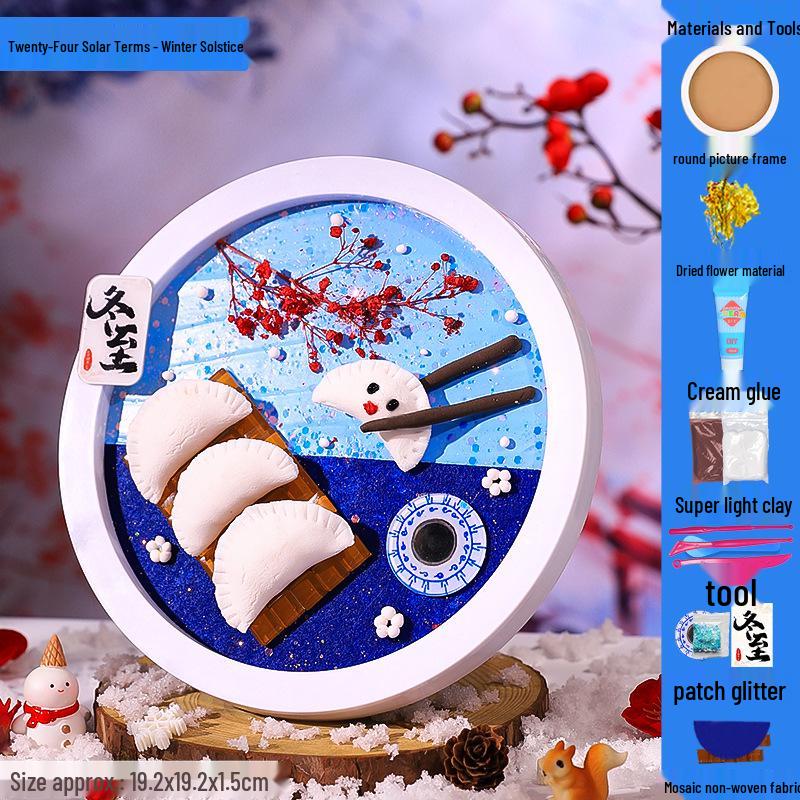 Children's DIY Creative Plate Painting Kit - Shell Design Ornaments