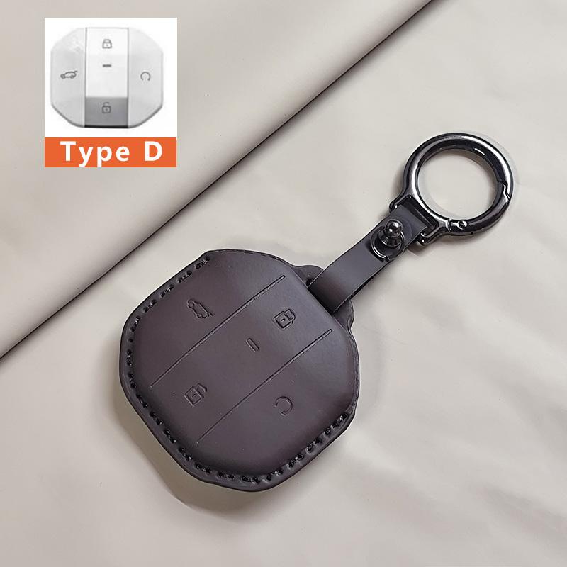 Car Remote Key Case Cover for Jetour Freer Freedom T2 Freer Traveller T1 2025+ Leather Keychain Shell Protector 1set Accessories
