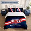Sydney Roosters 3‑Piece Bedding Set Soft Microfiber Duvet Cover Pillowcases Comfortable Bed Linen for Bedroom Decoration