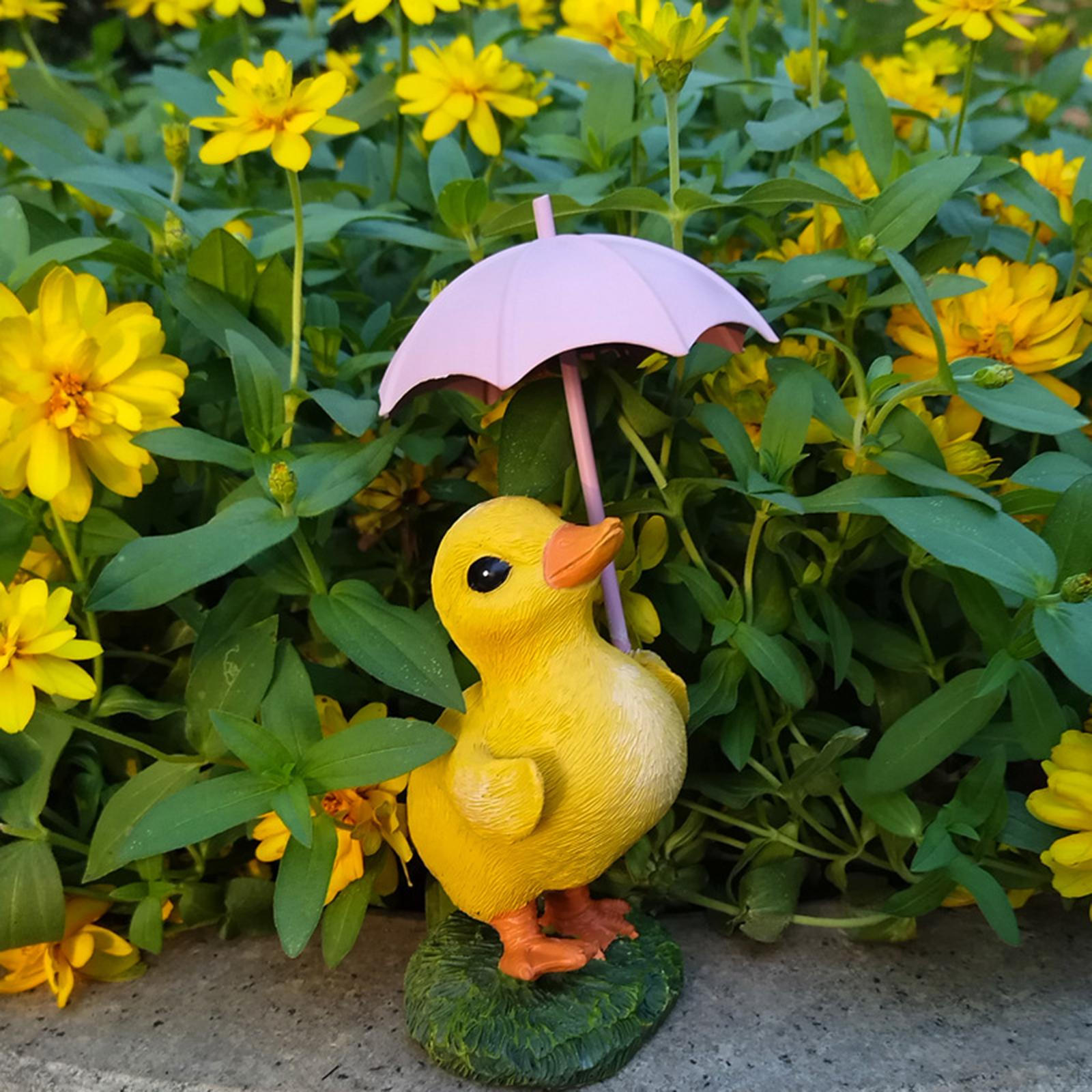 

Artificial Duck Statue Animals Crafts Vivid Decorative Lifelike Yard Art Sculptures