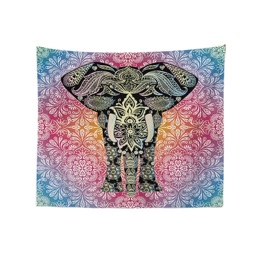 SINONARUI Hot Sell Dorm Decor in Bohemian Style Printed Mandala Wall Hanging Tapestry for Living Room 51 X59 130*150cm